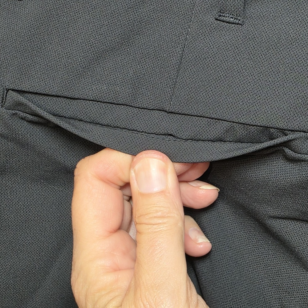 Banana Republic Emerson Chino‎ Pants Mens 34x32 Straight Fit Black NWT - Picture 7 of 16